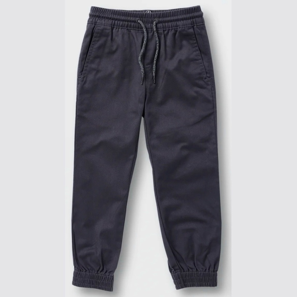 Volcom Boys' Charcoal Black Jogger Sweatpants